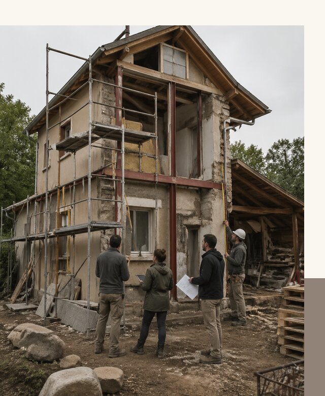 Реконструкция загородного дома под ключ в Саратове от бюро