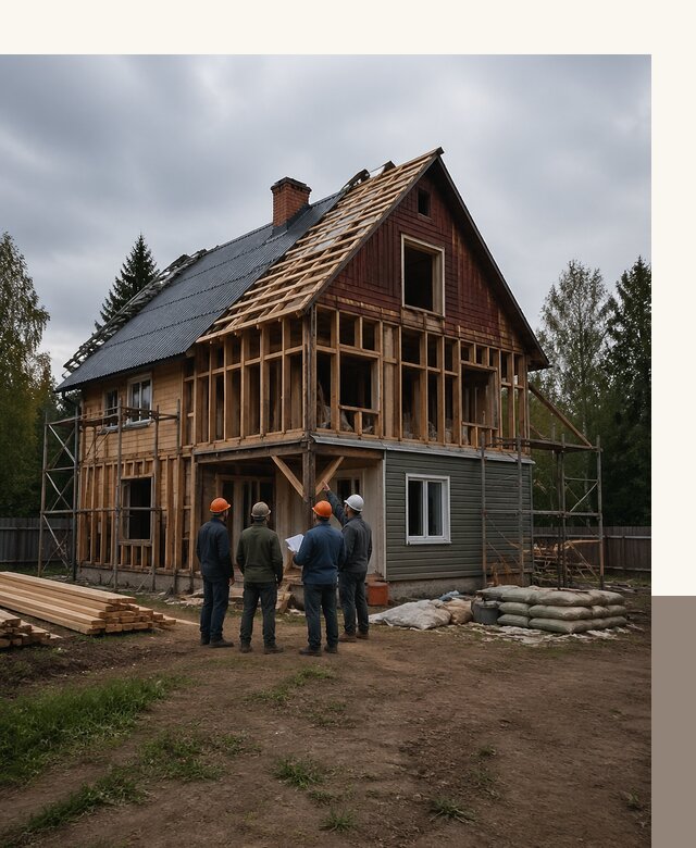 Реконструкция дачного дома в Саратове под ключ с проектом