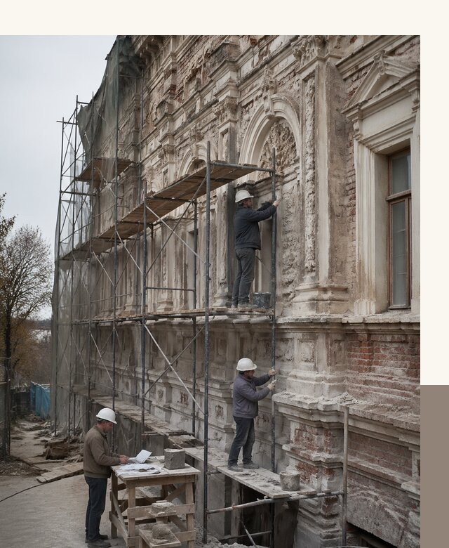 Реставрация объектов культурного наследия под ключ в Саратове