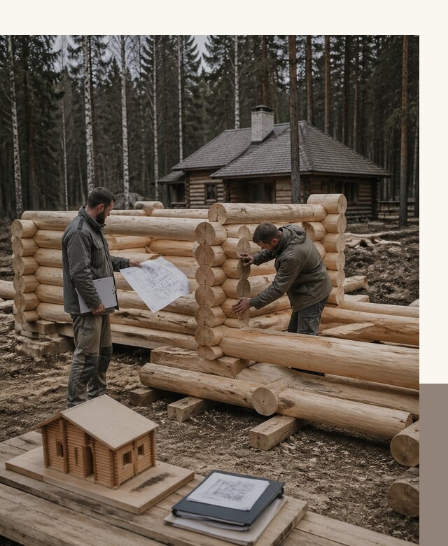 Проектирование и строительство домов из бревна в Саратове